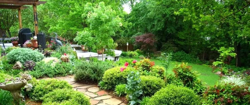 English garden created for homeowner in Cambridge, IA.
