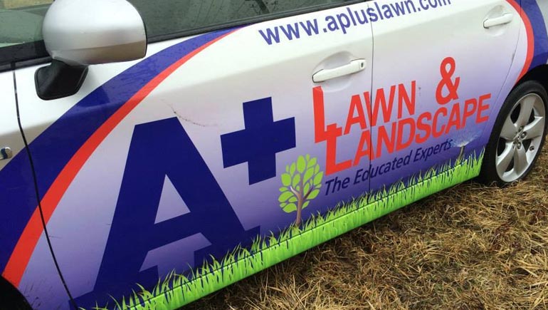 A+ Lawn & Landscape team of lawn care and landscaping experts.