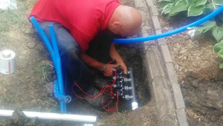 Irrigation technician for A+ Lawn & Landscape