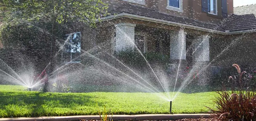 Irrigation is an important part of preparing your yard for 2019, as can be seen with this Des Moines homeowner.