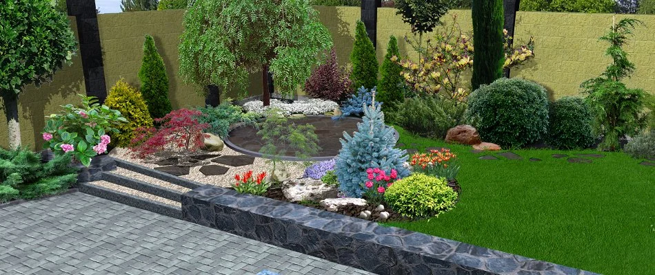 3D design of plants and landscaping in Des Moines, IA.