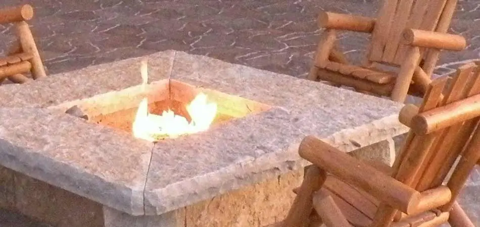 Square fire pits are a relatively common choice among the West Des Moines customers of A+ Lawn & Landscape.