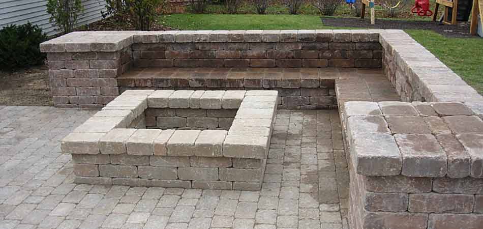 Fire Pit Fireplace Installation In The Des Moines West Des Moines Ankeny Ia Area A Lawn Landscape