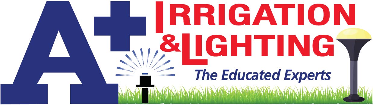 A+ Lawn & Landscape Irrigation & Outdoor Lighting Logo